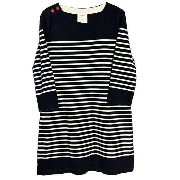 Anthropologie Dresses & Skirts - Anthropologie Allihop Dress  Size Medium Blue and White Striped Boho Career